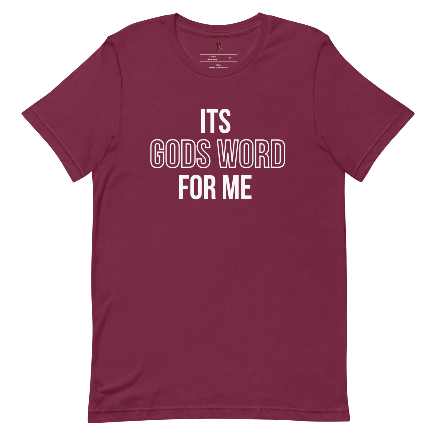 Its Gods Word for Me Short-Sleeve Unisex T-Shirt